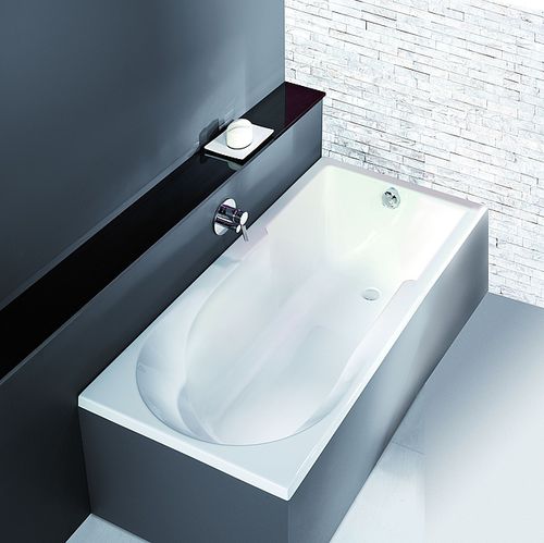 Acrylic bathtub - SPECTRA: 3665 - HOESCH - white