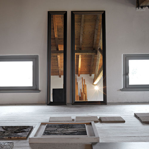 Wall-mounted mirror - YUME - CASAMANIA HORM - contract / contemporary / rectangular