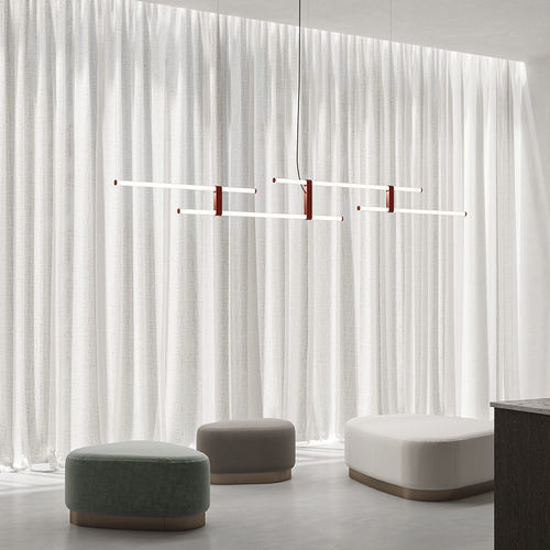 Pendant lamp - PARALELA - AXO Light - borosilicate glass / nylon / contemporary