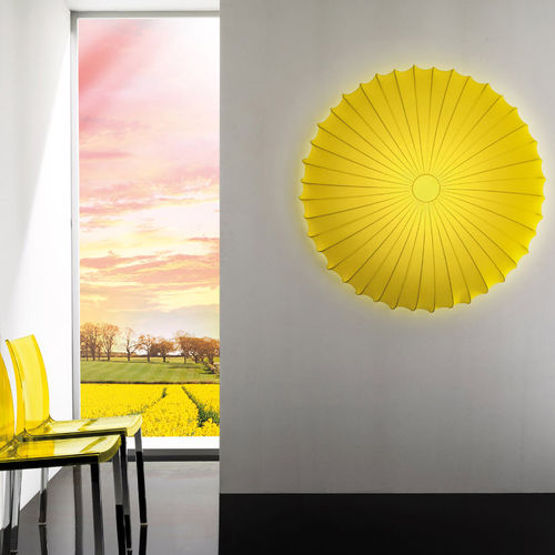 Contemporary wall light - MUSE - AXO Light - indoor / fabric / round