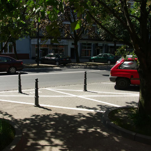 Parking prevention post - S7  - F.P.H. Art Metal Sp.J. - security / cast aluminum / for parking lot