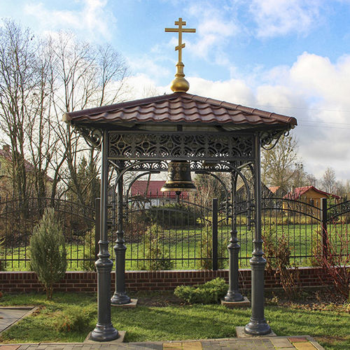 Tile roof gazebo - AL4 - F.P.H. Art Metal Sp.J. - metal frame / for public space