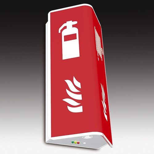Wall-mounted emergency light - ARRISLUX - Sec - angled / LED / IP20