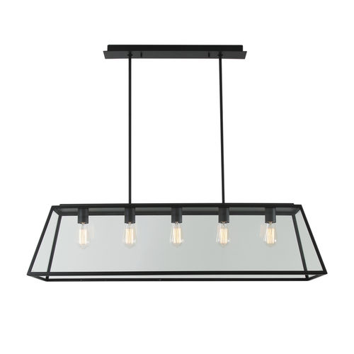 Pendant lamp - TAVOLO L1200 - psmlighting - stainless steel / glass / contemporary