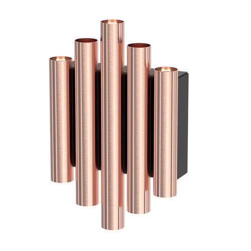 Contemporary wall light - CIGARO | 2437 - psmlighting - indoor / aluminum / brass