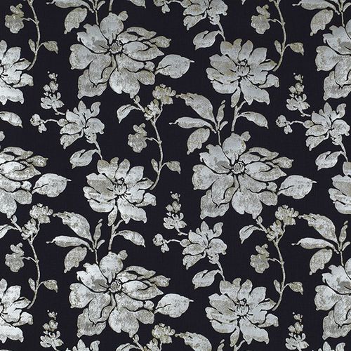Upholstery fabric - CARAVANS : MAGNOLIA - JIM THOMPSON - for curtain / floral pattern / linen