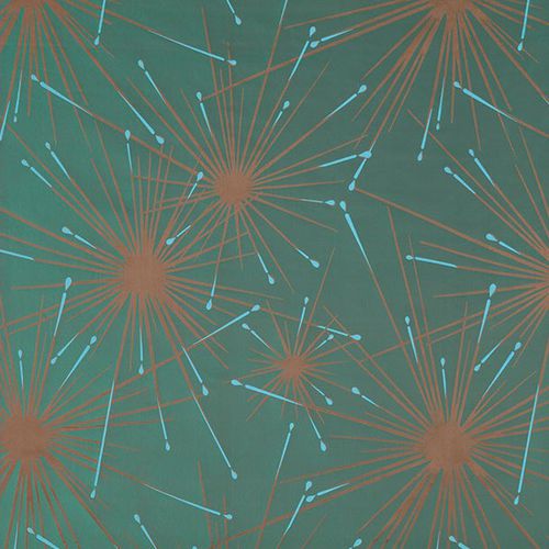 Curtain fabric - TONY DUQUETTE : FIREWORKS - JIM THOMPSON - upholstery / patterned / silk