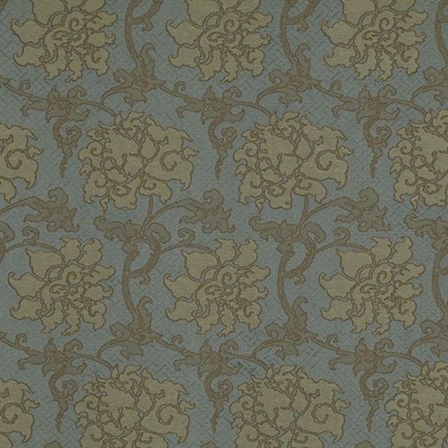 Curtain fabric - TROPICALY MALADY : APSARA - JIM THOMPSON - upholstery / floral pattern / linen
