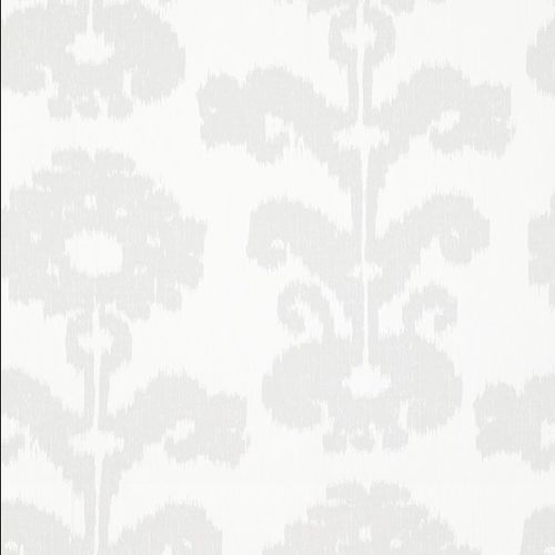 Floral pattern sheer curtain fabric - INDORE GARDEN : JARDINIERE - JIM THOMPSON - viscose / polyester / home