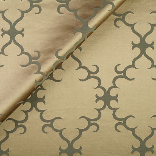 Curtain fabric - THE SILK ROADS : CRESCENT - JIM THOMPSON - patterned / cotton / silk