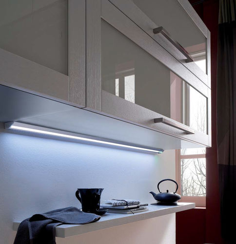 Surface-mounted light fixture - DERBY - L&S - LED / linear / for furniture