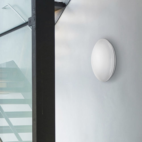 Contemporary ceiling light - ELLEN WCL 300 OP 1500 - ESYLUX - round / glass / steel