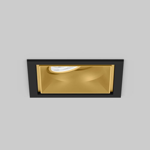 Recessed spotlight - SASSO 100 - XAL - LED / rectangular / IP40