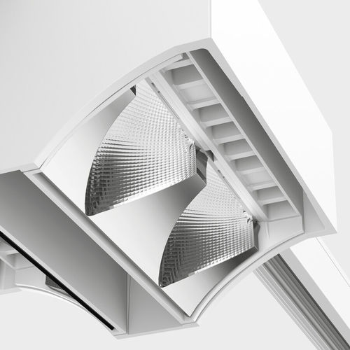 LED track light - SQUADRO - XAL - linear / cast aluminum / glass