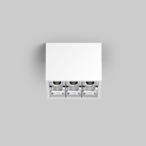 Surface mounted spotlight - UNICO PRO - XAL - LED / rectangular / square