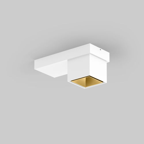 Surface mounted spotlight - SASSO 60 BASE 1 - XAL - LED / square / cylindrical