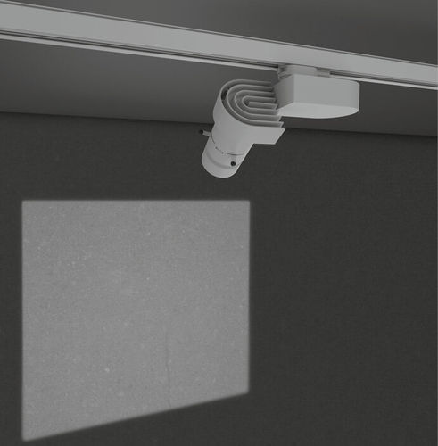 LED track light - PABLO SHUTTER - XAL - rectangular / round / aluminum