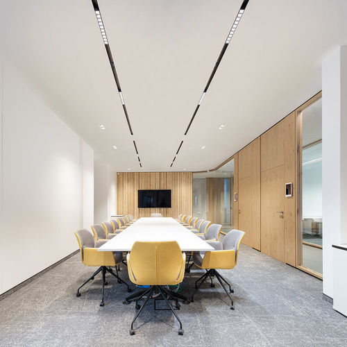 Ceiling lighting profile - MOVE IT 45 TRIMLESS  - XAL - integrated / wall / LED