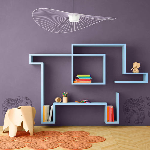 Wall-mounted shelf - LagoLinea  - LAGO - contemporary / lacquered wood / for child's bedroom