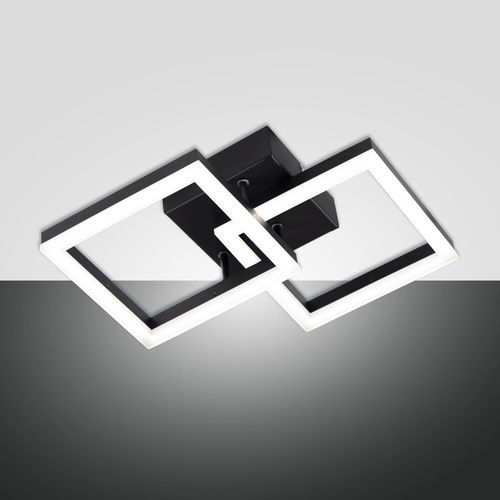 Contemporary ceiling light BARD Fabas Luce square / metal