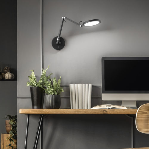 Contemporary wall light - REGINA - Fabas Luce - indoor / metal / methacrylate