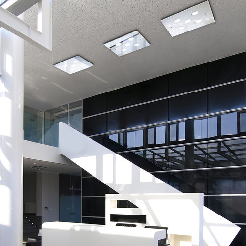 Surface-mounted light fixture - DADO - METAL LUX - LED / rectangular / for public space