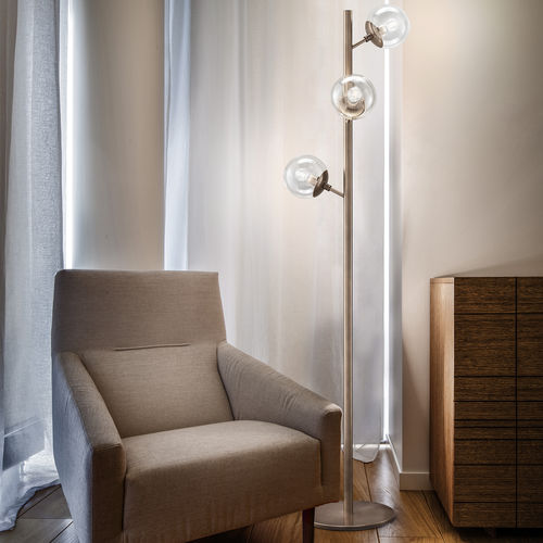 Floor-standing lamp - GLOBAL - METAL LUX - metal / polycarbonate / acrylic