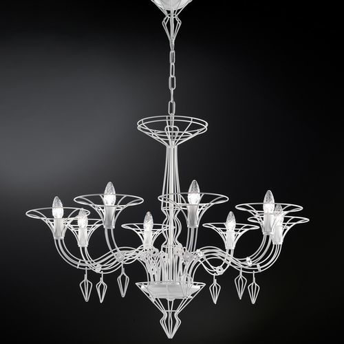 Venetian style chandelier - DEDALO - METAL LUX - metal / 8 light / commercial