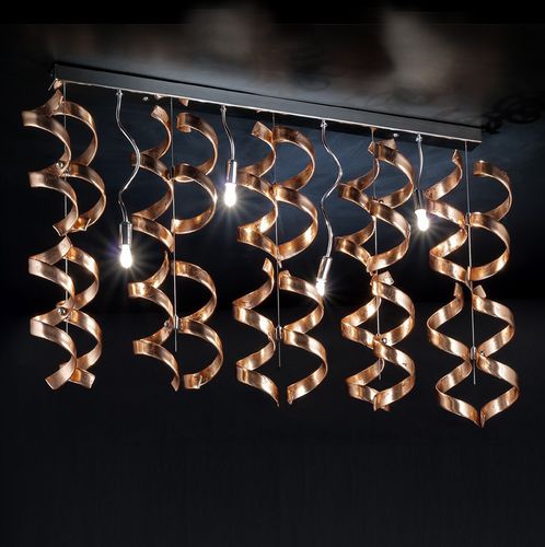 Pendant lamp - ASTRO   - METAL LUX - metal / glass / contemporary