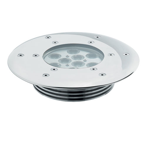 Recessed floor light fixture - BRIGHT 5 316L - L&L Luce&Light - recessed wall / LED / round