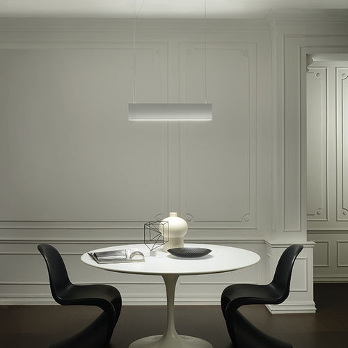 Hanging light fixture - BERICA S 1 - L&L Luce&Light - LED / rectangular / IP40