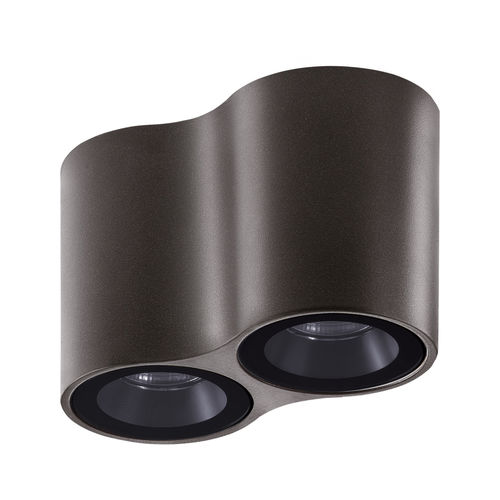 Contemporary ceiling light - Intono C OUT 3.4 - L&L Luce&Light - tubular / glass / aluminum