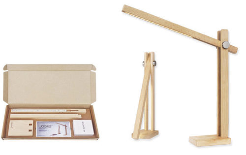 Desk lamp - LITE - Feelux - wooden / contemporary / corded