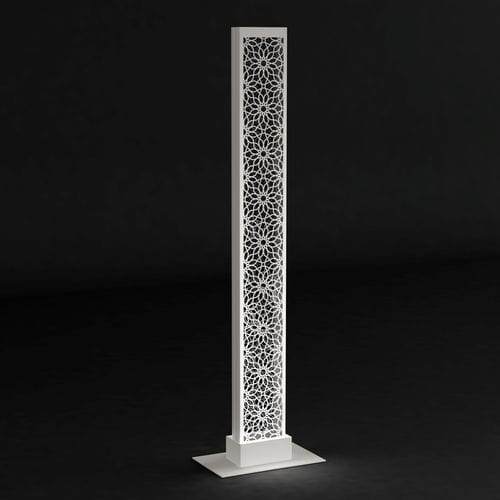 Contemporary light column - FILIGRANA - Aldabra - LED / indoor
