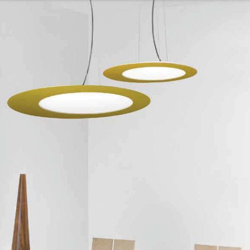 Pendant lamp - PLANA DECOR - Engi Lighting - bronze / sheet steel / gold