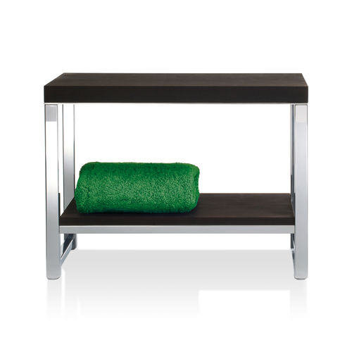Contemporary bench - WO SM - Decor Walther Einrichtungs GmbH - wooden / steel / wood effect