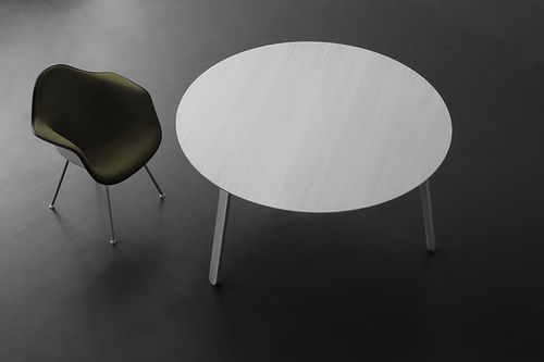 Contemporary table - INY - MAOLI - aluminum / round