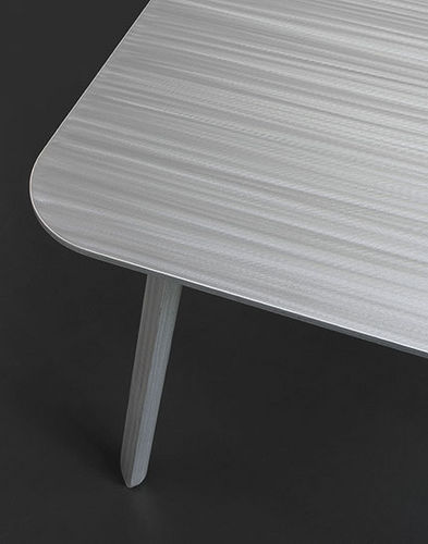 Contemporary table - KARÉ - MAOLI - aluminum / rectangular