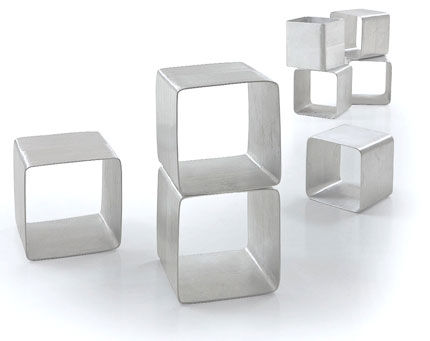 Modular shelf - PASSY - MAOLI - contemporary / metal / white