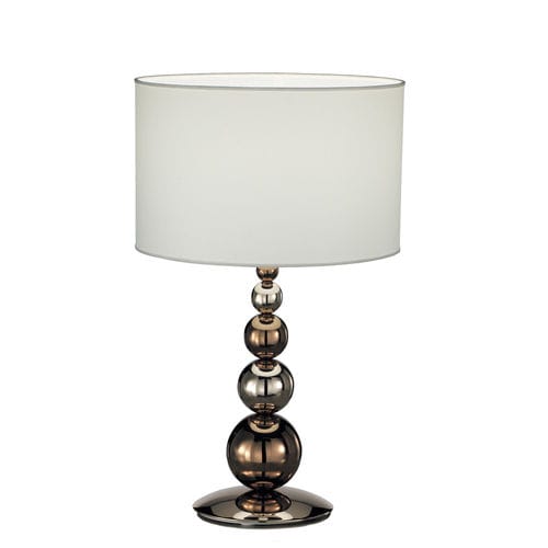 Table lamp - VANITY : 585/1L - iDL - metal / glass / fabric