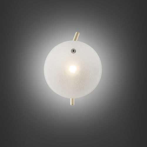Contemporary wall light - DP  - iDL - indoor / glass / metal