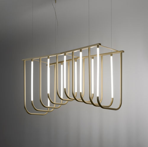 Pendant lamp - COLLIER 697/10 - iDL - metal / contemporary / corded