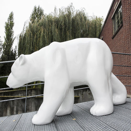 Stone sculpture - MUMMY BEAR : AX2600 - Axis 71ba - outdoor