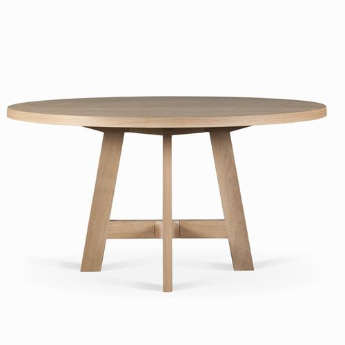 Contemporary dining table - BE FARM : AX077000 - Axis 71ba - oak / round / home