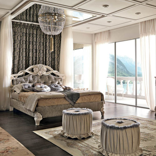 Double bed - ART IN SAINT PETERSBURG : 5 - MARTINI MOBILI - traditional / upholstered / with upholstered headboard
