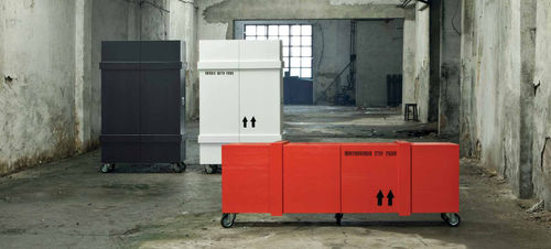 Contemporary sideboard - FRAGILE & ALTO - minottiitalia - wooden / lacquered wood