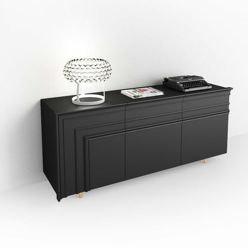 Wall-mounted sideboard - GESSOLINA - minottiitalia - contemporary / composite material / modular