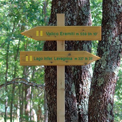 Floor-standing info sign stand - 3.950  - TLF srl - outdoor / for playground / wooden