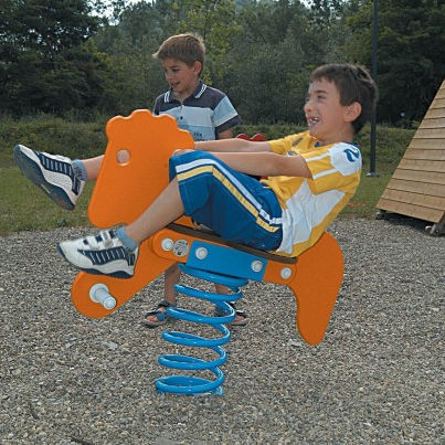 Metal spring rocker - PONY   - TLF srl - HPL / animal / 1-seat