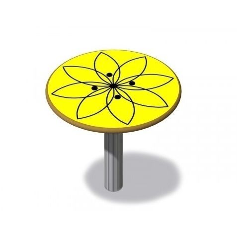 Metal spring rocker - BELLY BUTTON  - TLF srl - HPL / flower / 1-seat